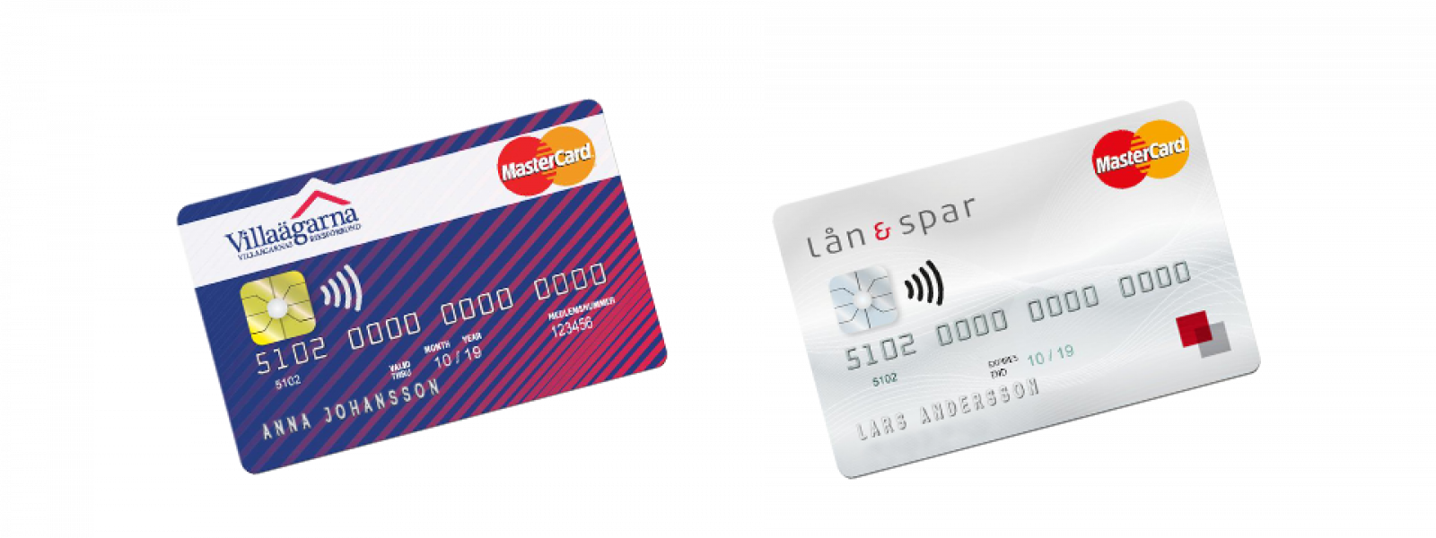 Två kreditkort