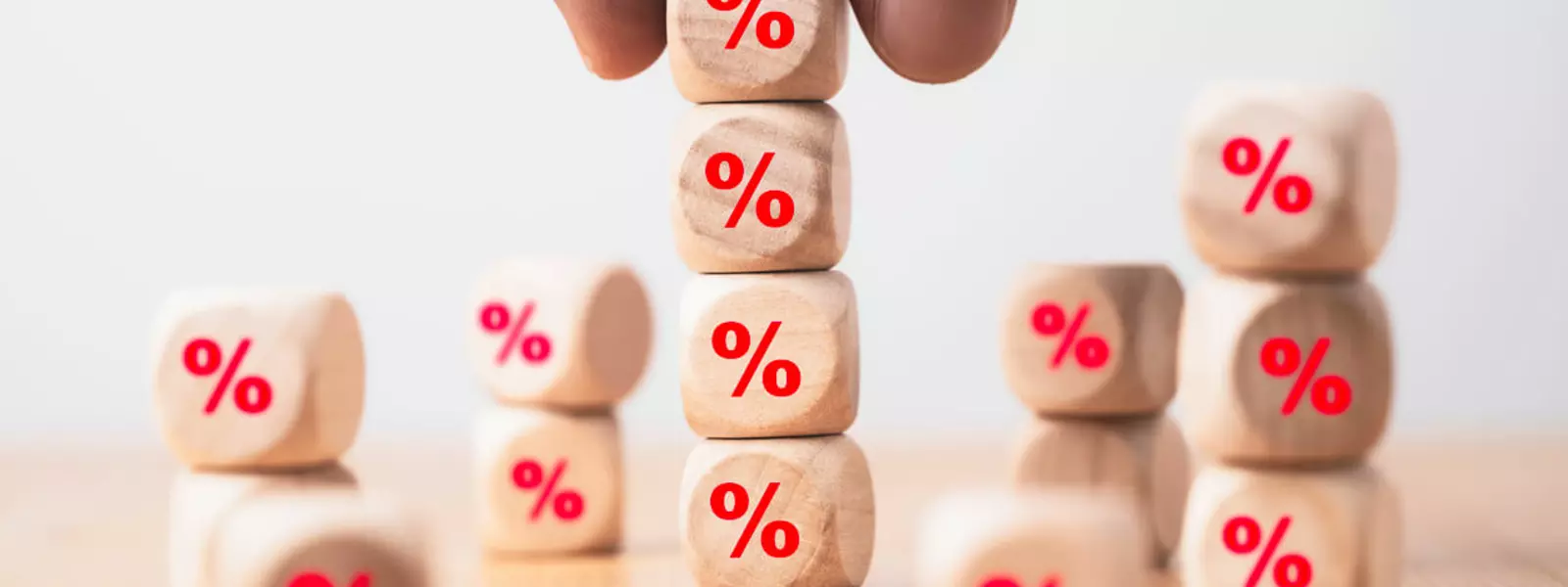 Tärningar med procenttecken 