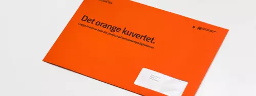 Det orange kuvertet