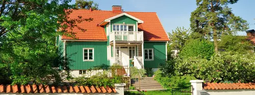 Ett grönt hus