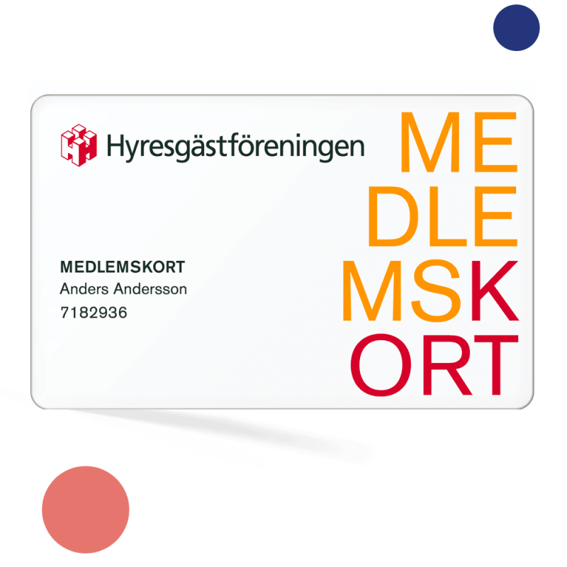 Hyresgästföreningens medlemskort