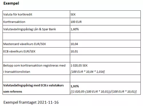 Referenspåslag ECB