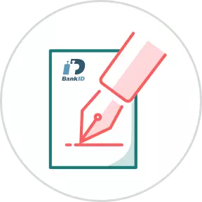 Ikon på penna som signerar avtal