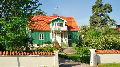 Grönt hus