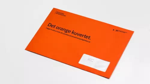 Det orange kuvertet